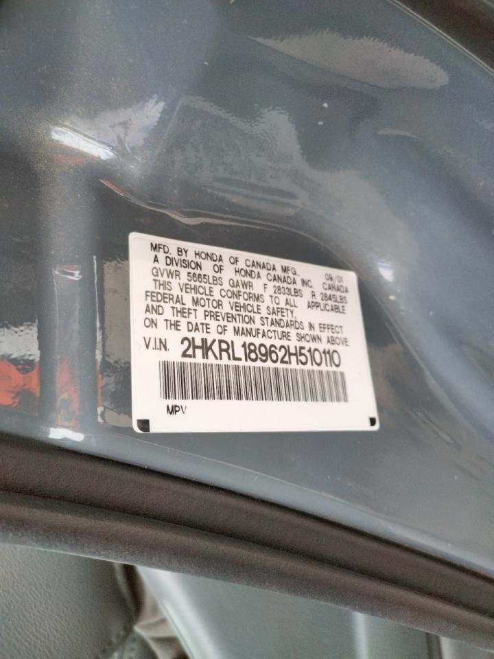 Photo 10 from auction – 2002 HONDA ODYSSEY EX with VIN 2HKRL18962H510110