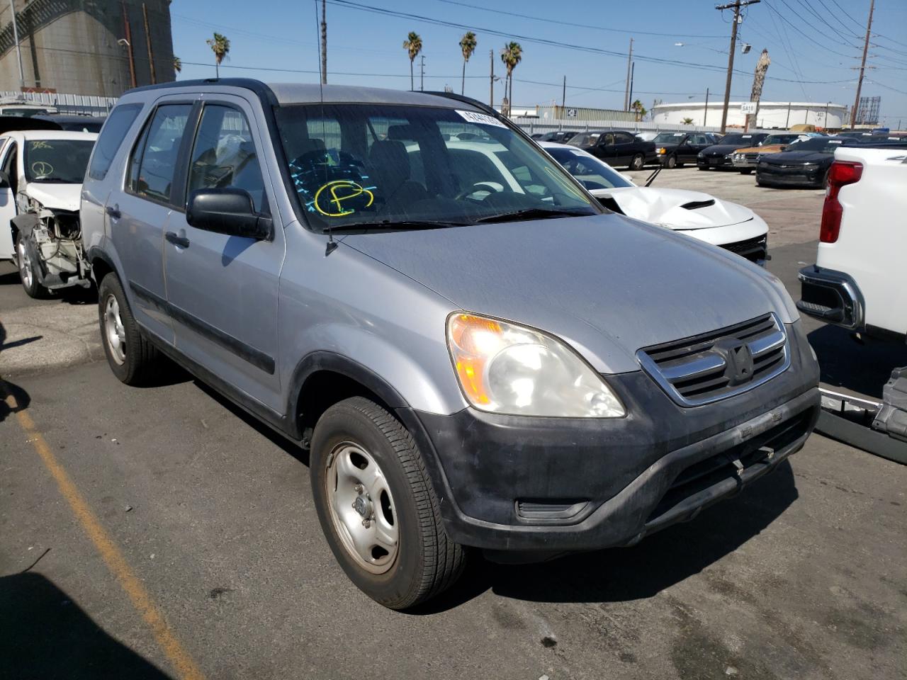 HONDA CR-V LX 2004 with VIN JHLRD68424C023566 - Photo from auction