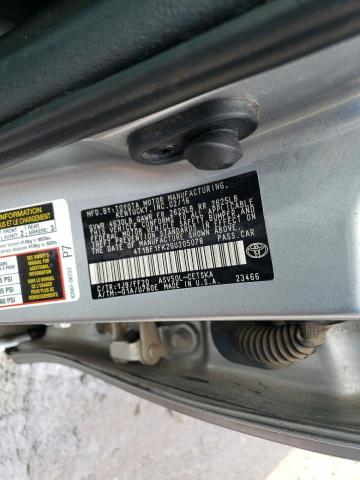 Photo 10 from auction – 2016 TOYOTA CAMRY LE with VIN 4T1BF1FK2GU205078