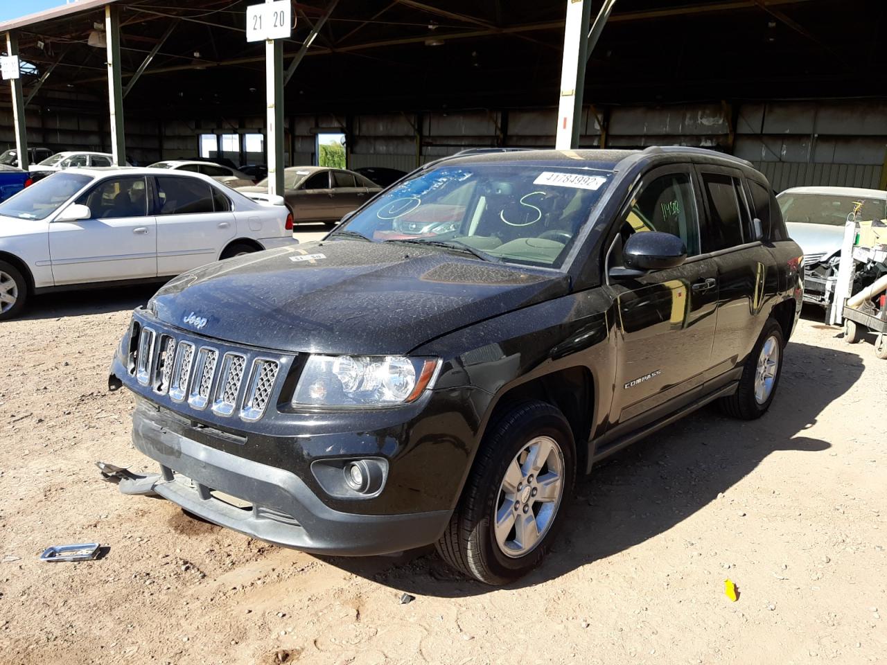 Photo 2 from auction – 2017 JEEP COMPASS LA with VIN 1C4NJCEB1HD162982