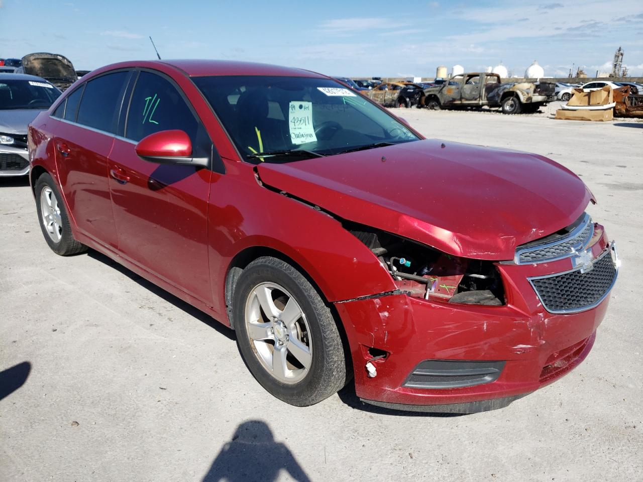 CHEVROLET CRUZE LT 2011 with VIN 1G1PF5S97B7101092 - Photo from auction