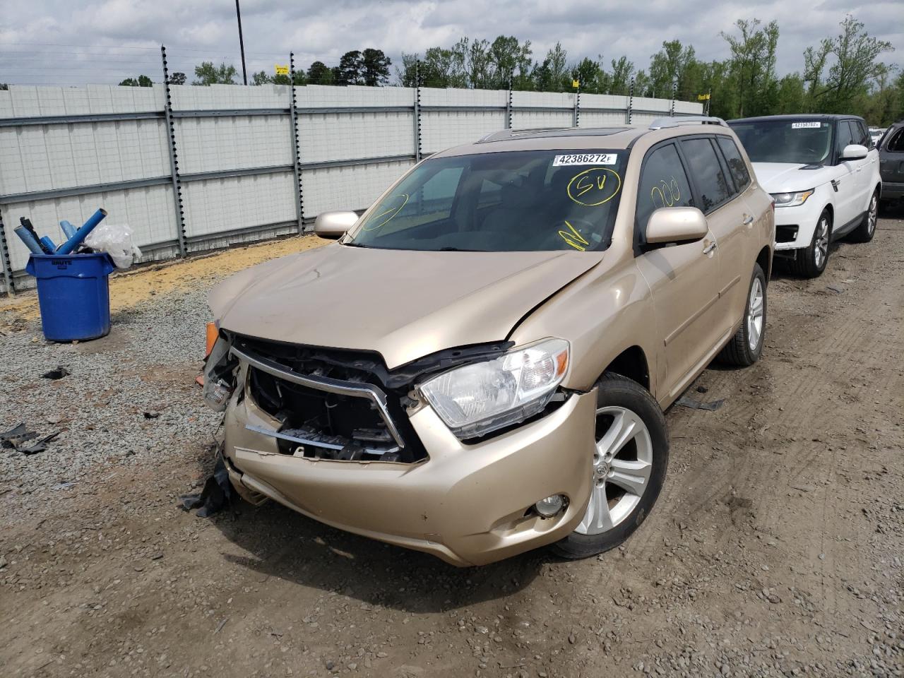 Photo 2 from auction – 2010 TOYOTA HIGHLANDER with VIN 5TDYK3EH4AS004225