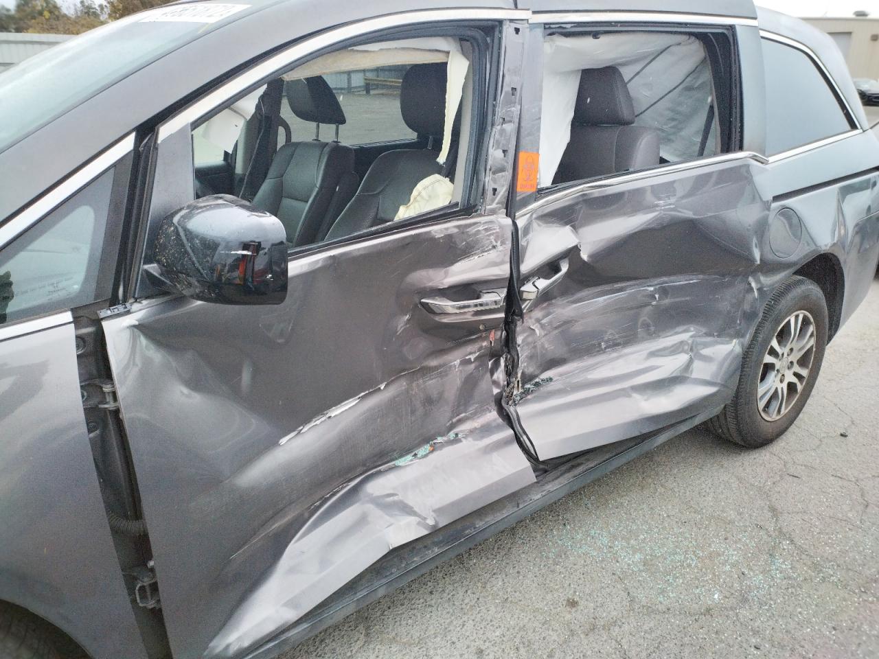Photo 9 from auction – 2012 HONDA ODYSSEY EX with VIN 5FNRL5H61CB141038