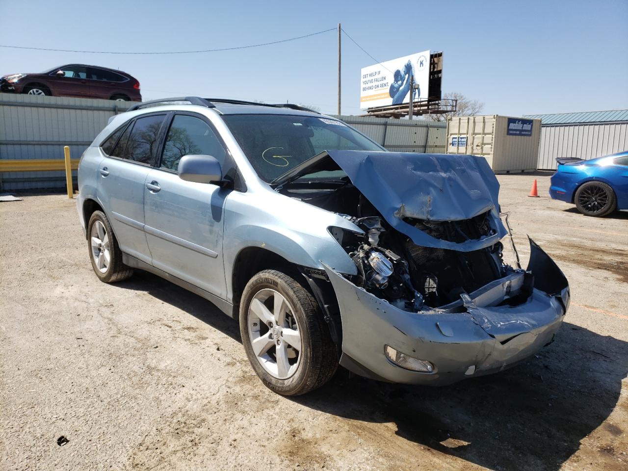 LEXUS RX 350 2007 with VIN 2T2HK31U57C019185 - Photo from auction