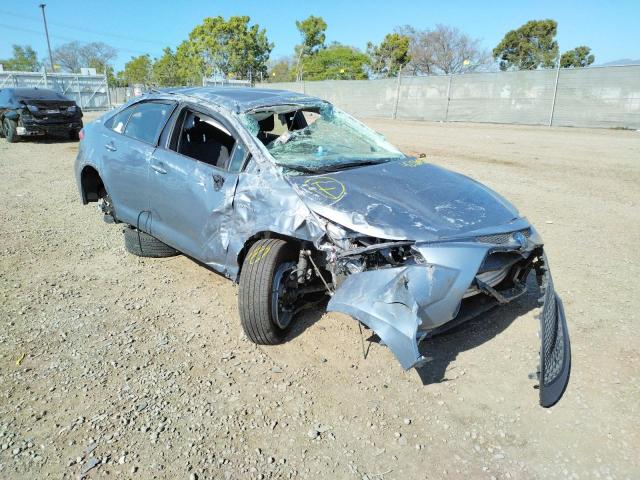 TOYOTA COROLLA LE 2021 with VIN JTDEAMDE4MJ020235 - Photo from auction