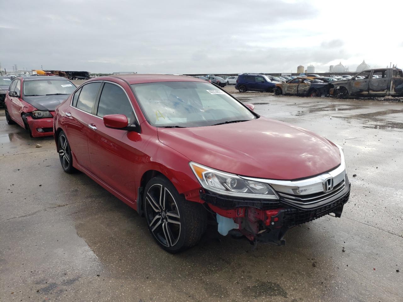 HONDA ACCORD 2016 with VIN 1HGCR2F58GA178424 - Photo from auction