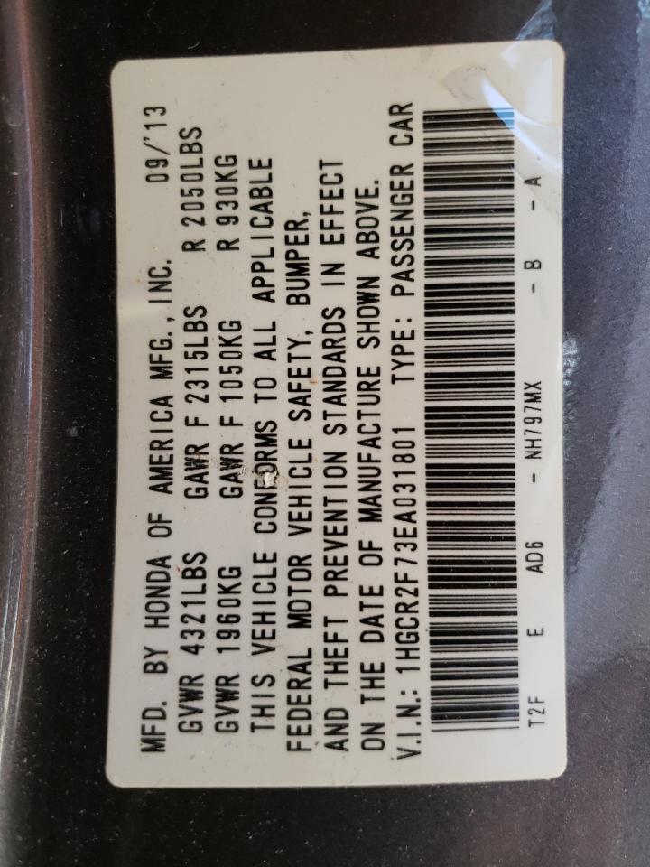Photo 10 from auction – 2014 HONDA ACCORD EX with VIN 1HGCR2F73EA031801