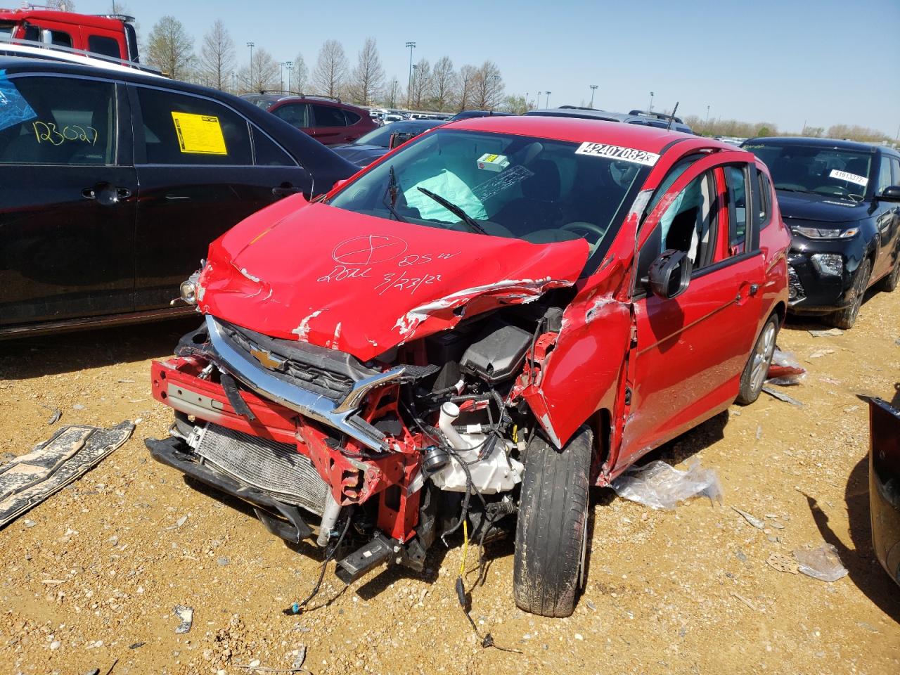 Photo 2 from auction – 2020 CHEVROLET SPARK 1LT with VIN KL8CD6SA9LC442376