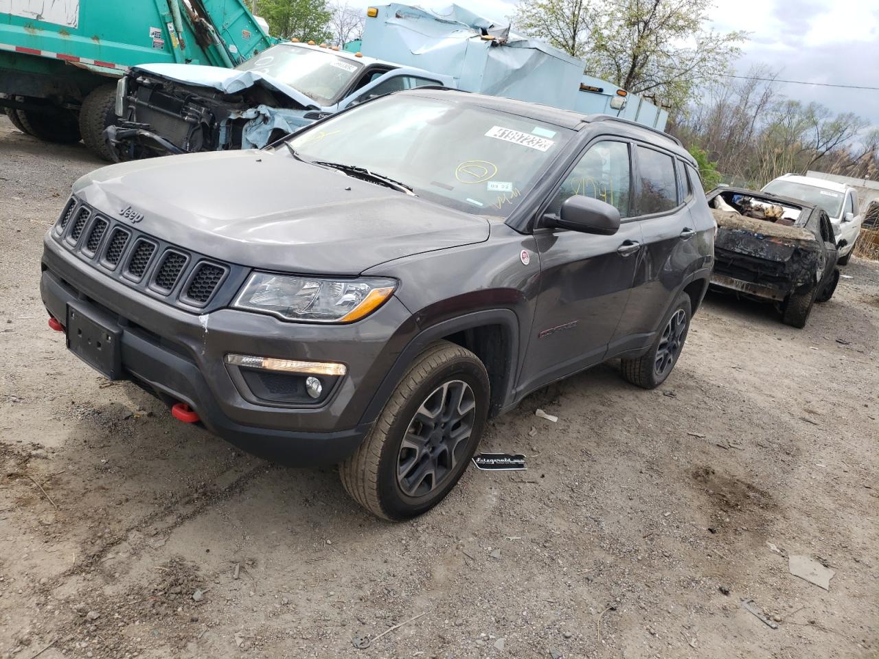 Photo 2 from auction – 2019 JEEP COMPASS TR with VIN 3C4NJDDB0KT739865