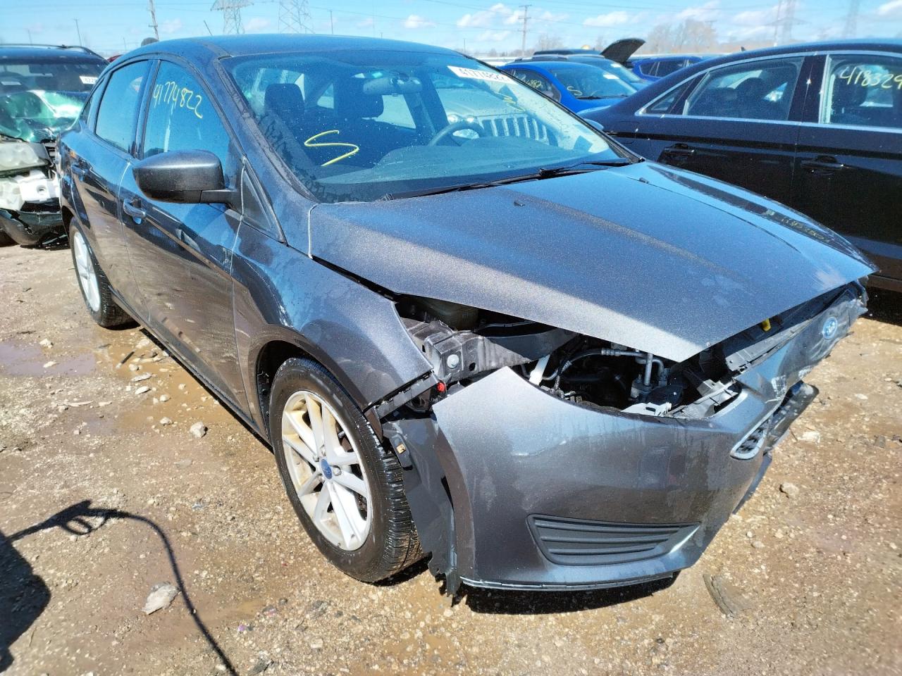 FORD FOCUS SE 2018 with VIN 1FADP3F25JL237578 - Photo from auction