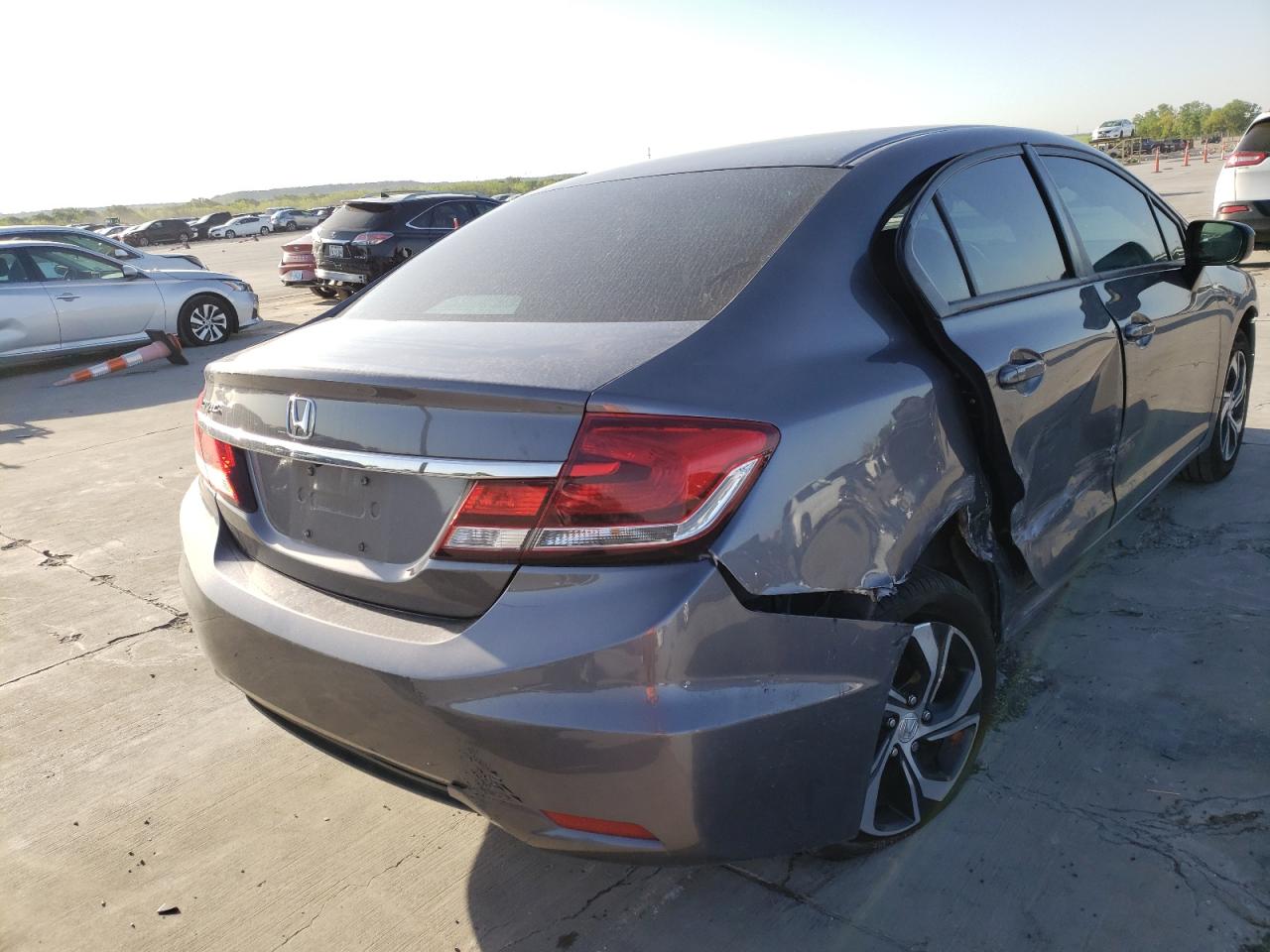 Photo 4 from auction – 2015 HONDA CIVIC LX with VIN 19XFB2F51FE007574