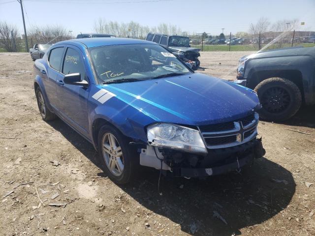 DODGE AVENGER SX 2013 with VIN 1C3CDZCG7DN663609 - Photo from auction