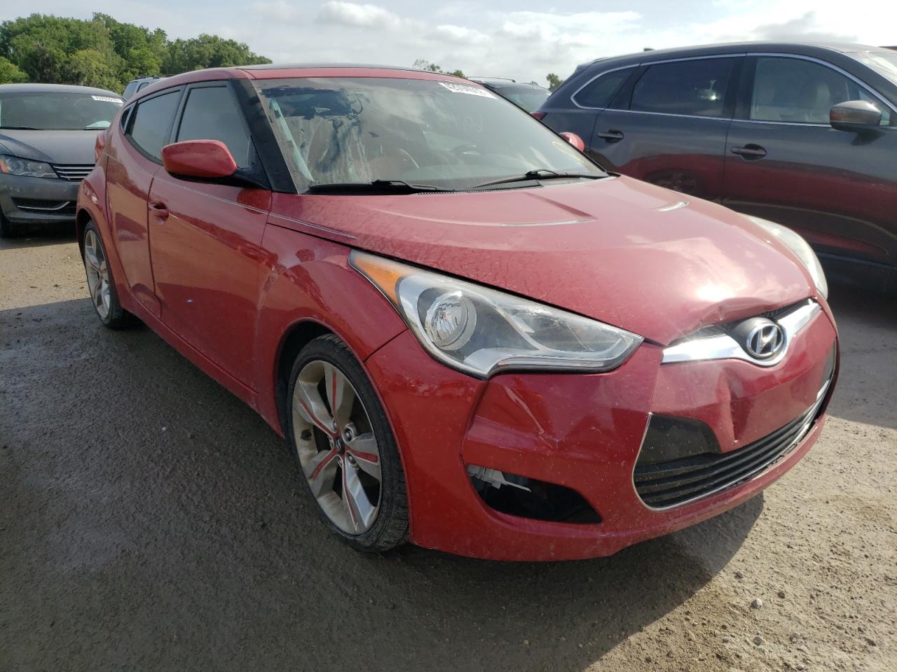 HYUNDAI VELOSTER 2012 with VIN KMHTC6AD0CU036708 - Photo from auction