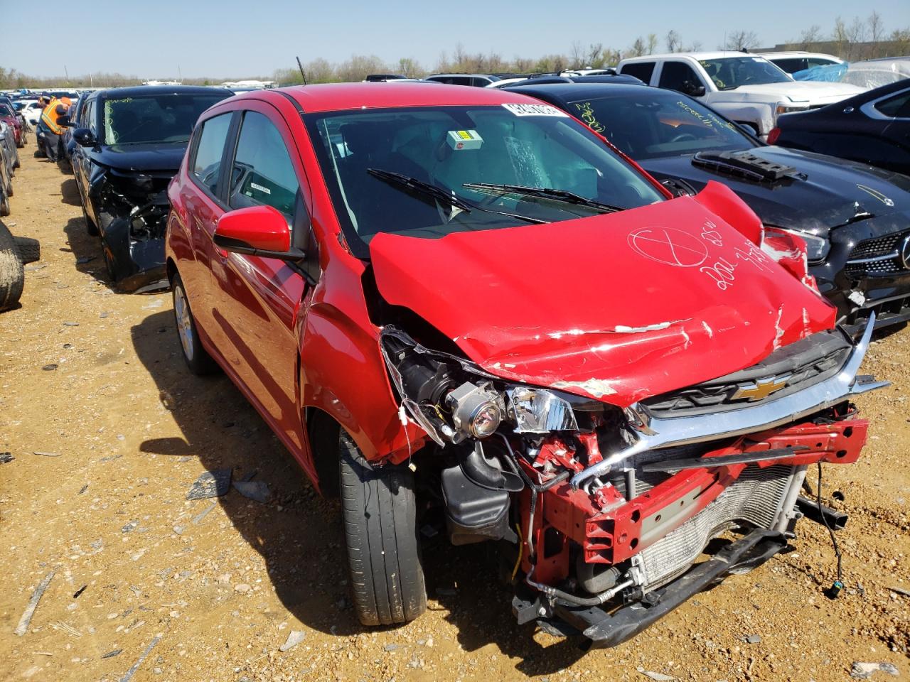 CHEVROLET SPARK 1LT 2020 with VIN KL8CD6SA9LC442376 - Photo from auction