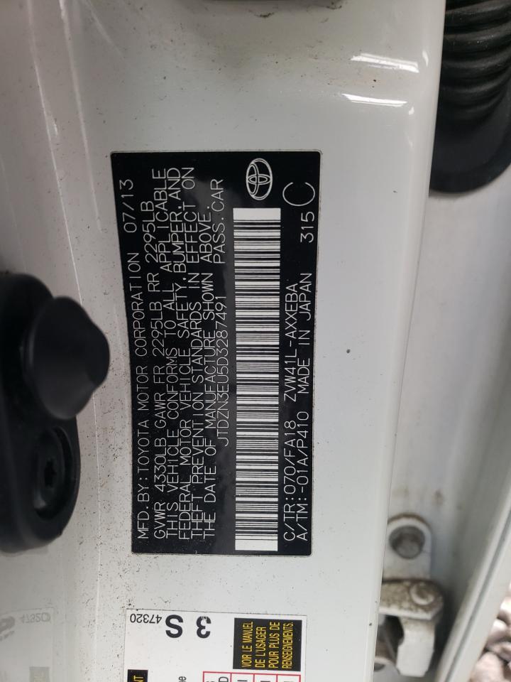 Photo 10 from auction – 2013 TOYOTA PRIUS V with VIN JTDZN3EU5D3287491