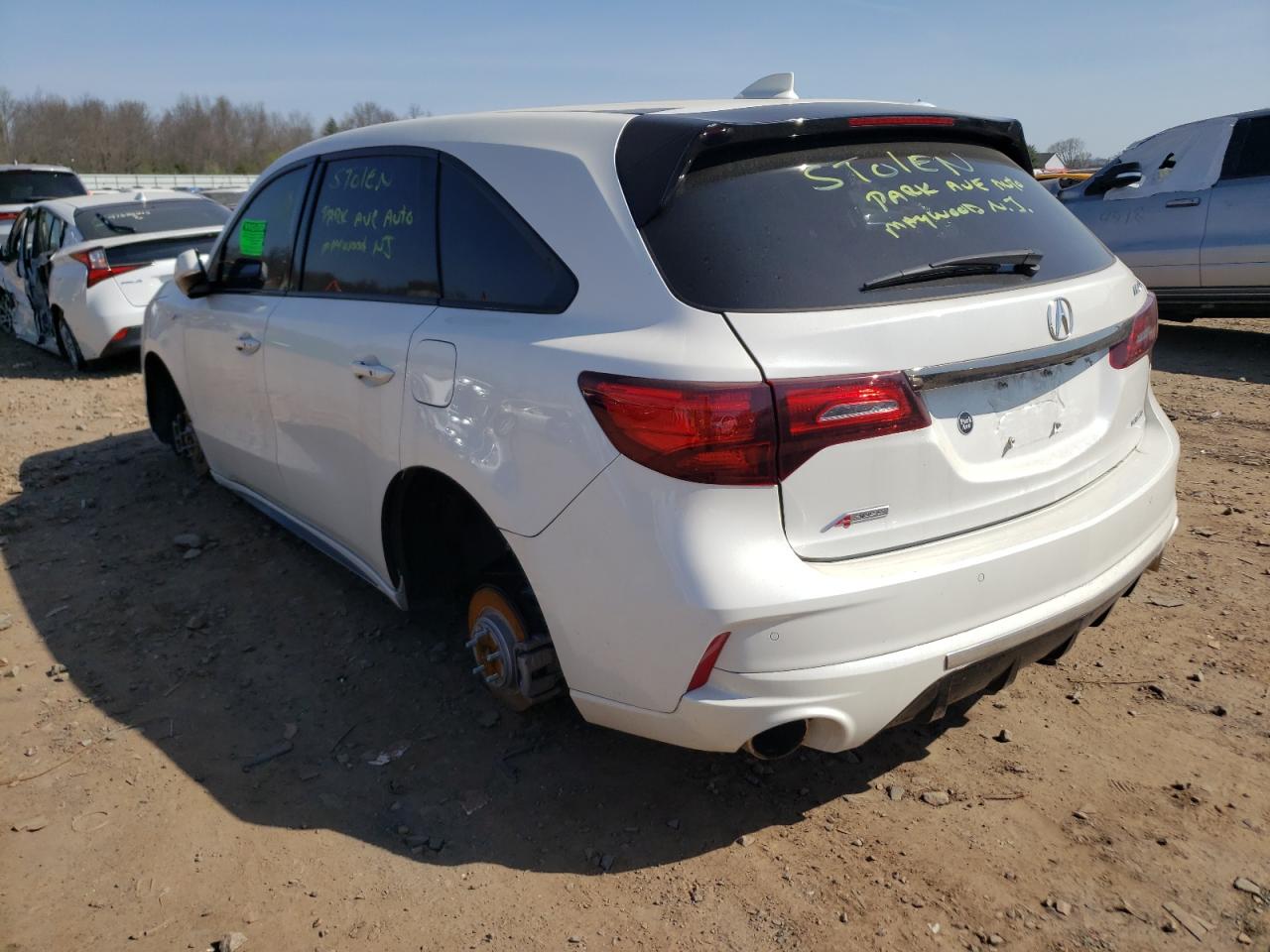 Photo 3 from auction – 2019 ACURA MDX A-SPEC with VIN 5J8YD4H06KL018332