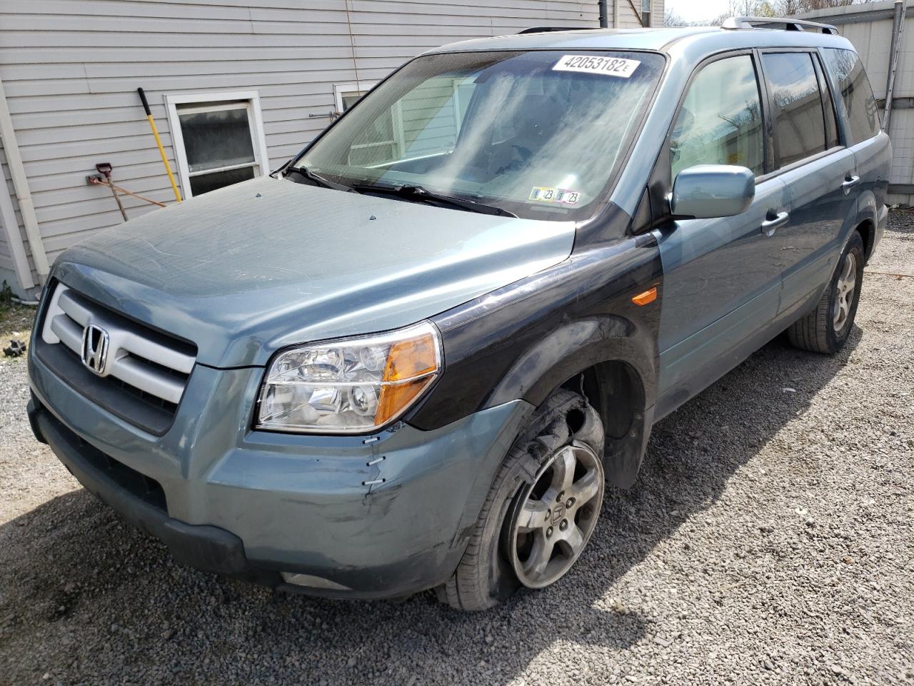Photo 9 from auction – 2006 HONDA PILOT EX with VIN 5FNYF185X6B002842
