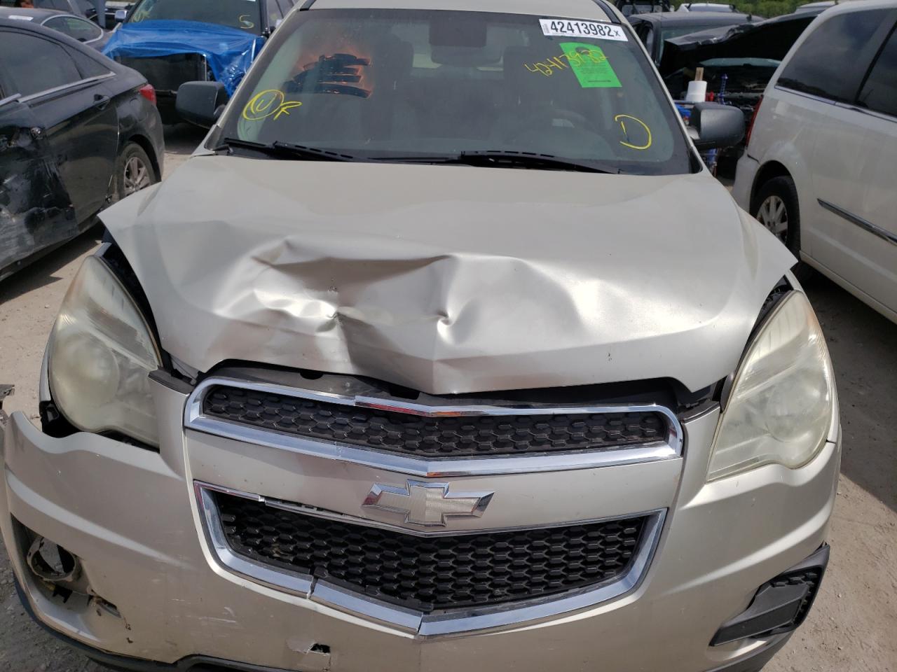 Photo 7 from auction – 2013 CHEVROLET EQUINOX LS with VIN 2GNALBEK7D6382775