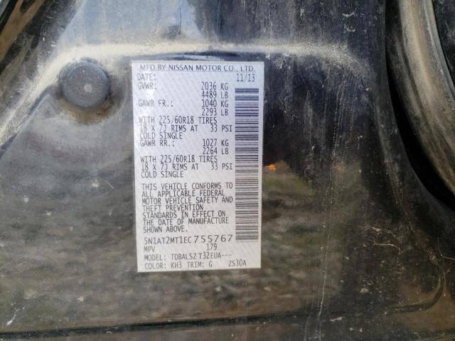 Photo 10 from auction – 2014 NISSAN ROGUE S with VIN 5N1AT2MT1EC755767