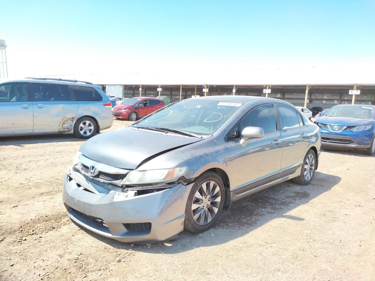Photo 2 from auction – 2010 HONDA CIVIC EXL with VIN 19XFA1F99AE044753