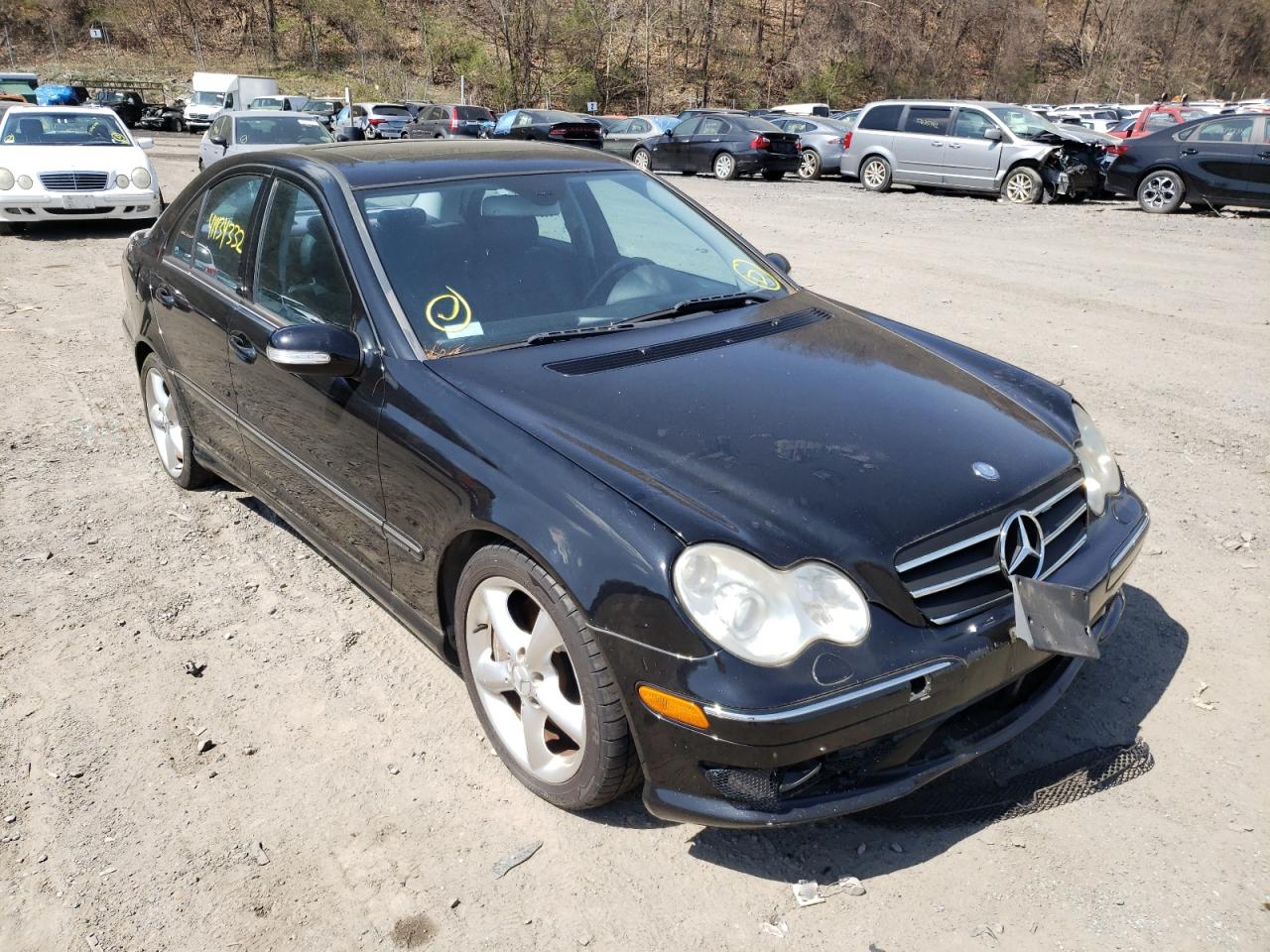 MERCEDES-BENZ C-CLASS 2005 with VIN WDBRF40J65F683203 - Photo from auction