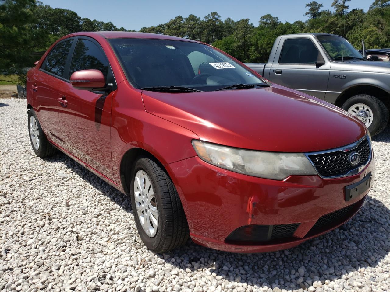 KIA FORTE EX 2012 with VIN KNAFU4A23C5475670 - Photo from auction