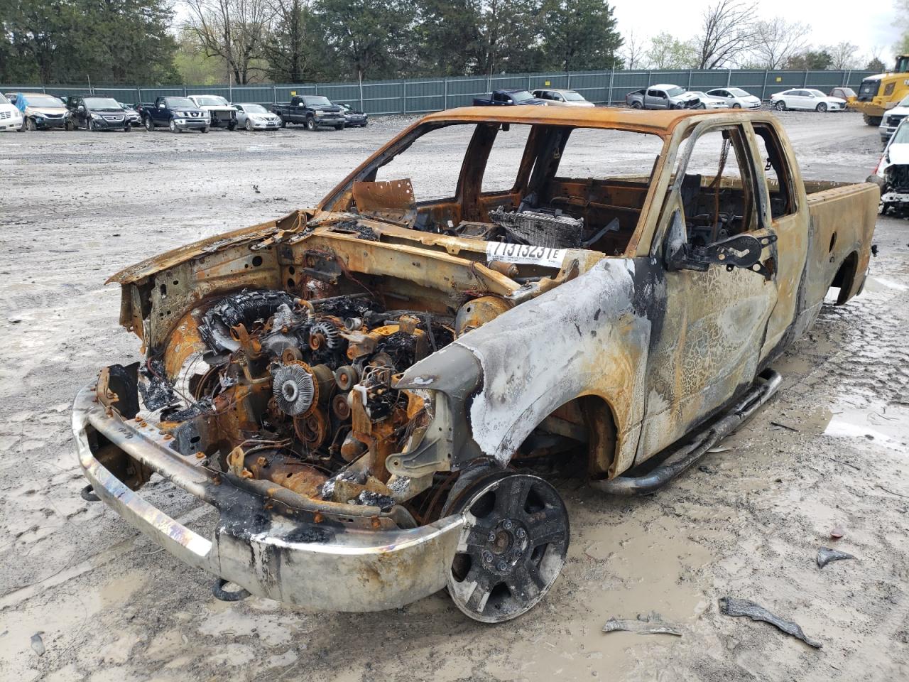 Photo 2 from auction – 2005 FORD F150 with VIN 1FTPX14535NA65859