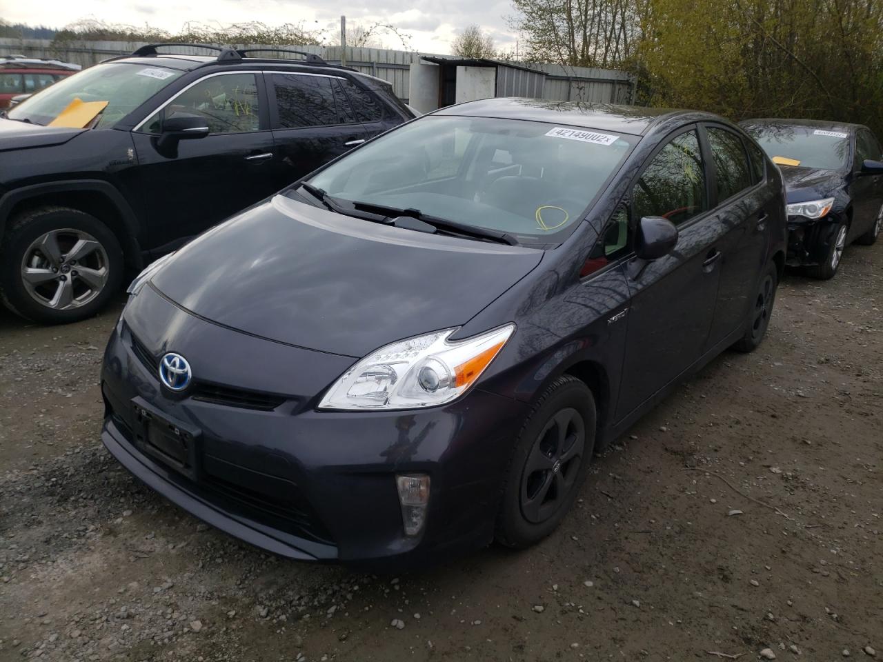 Photo 2 from auction – 2015 TOYOTA PRIUS with VIN JTDKN3DUXF0431074