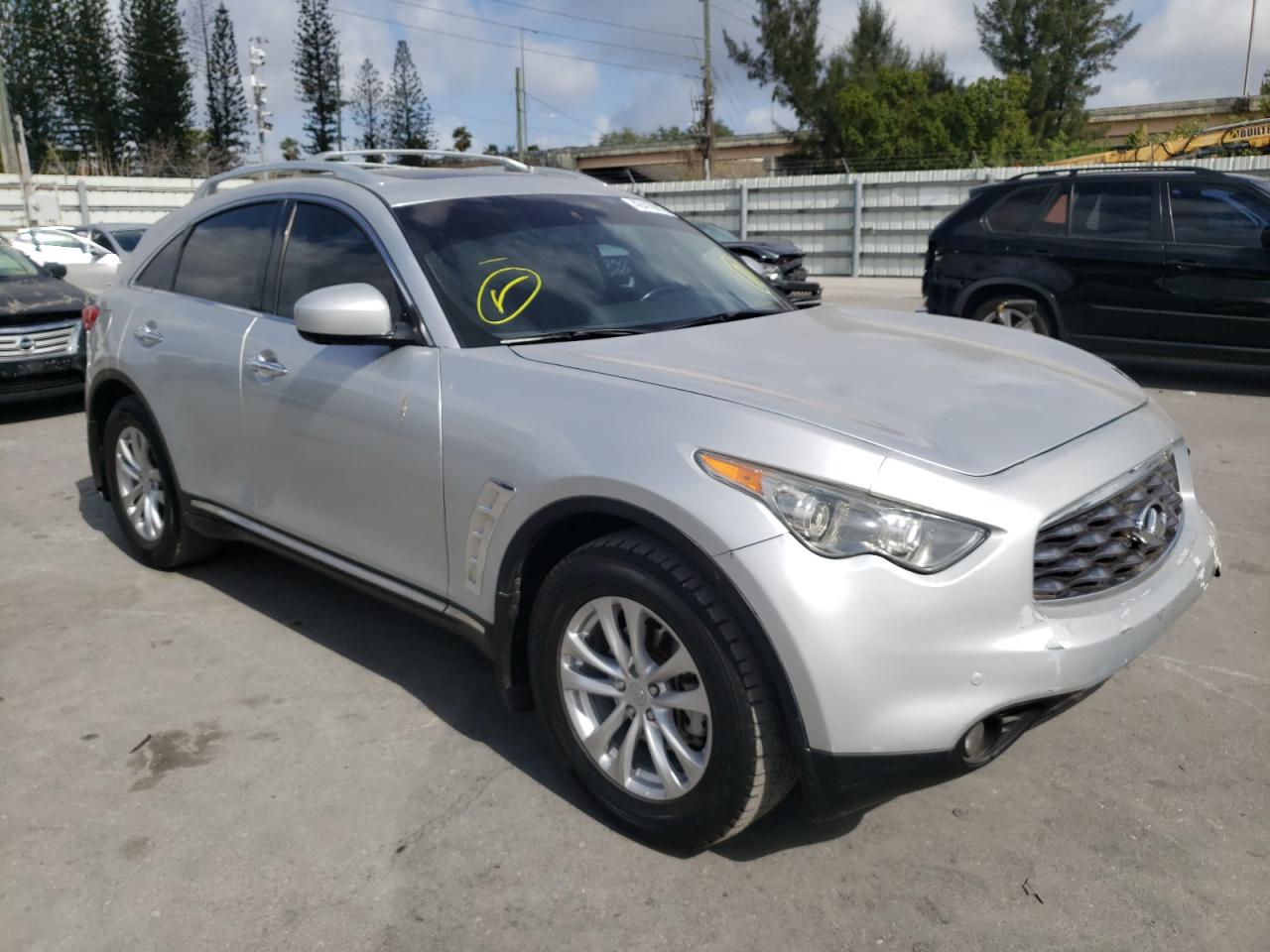 INFINITI FX35 2011 with VIN JN8AS1MW1BM732835 - Photo from auction