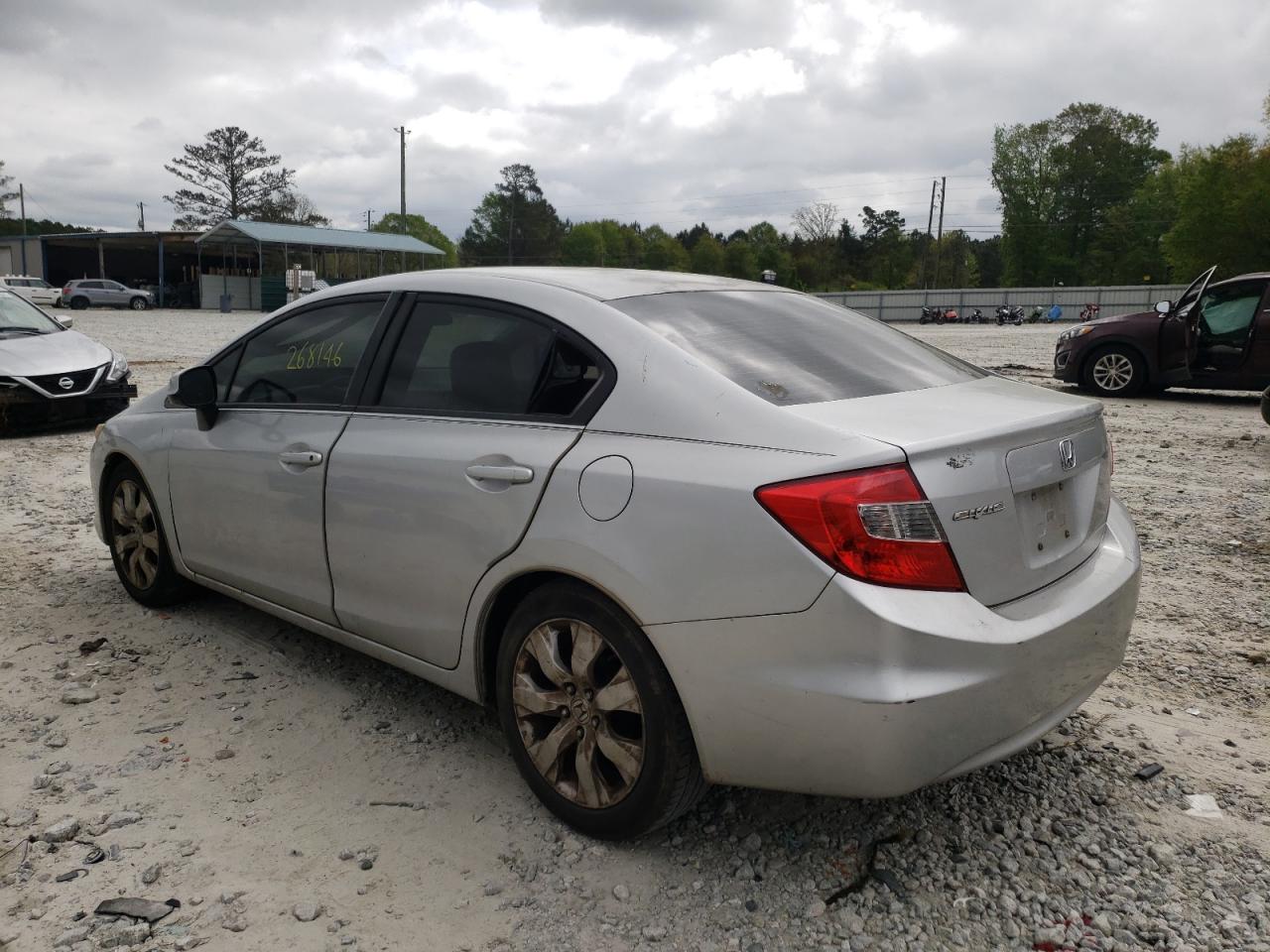 Photo 3 from auction – 2012 HONDA CIVIC LX with VIN 2HGFB2F58CH336046