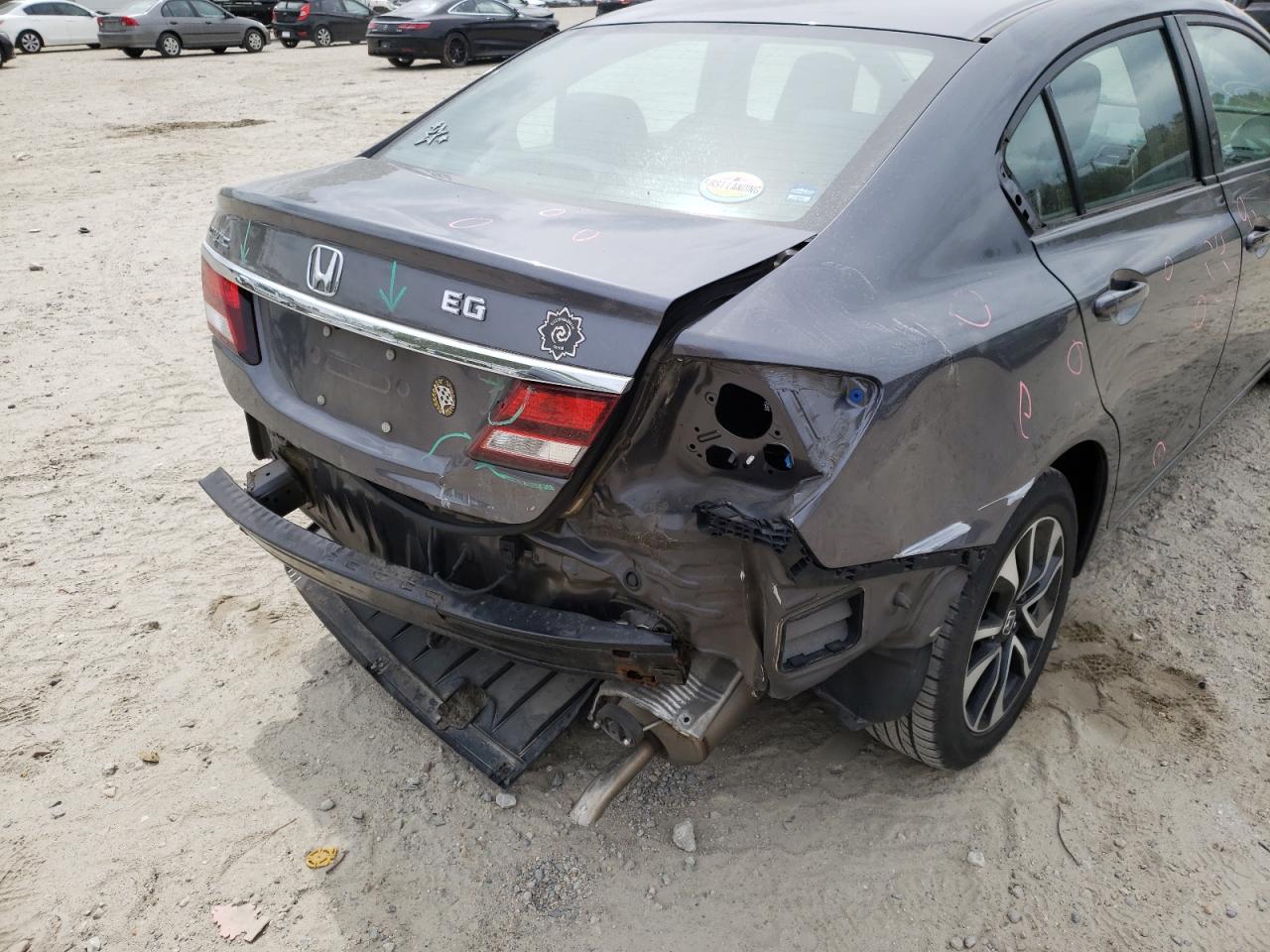Photo 9 from auction – 2014 HONDA CIVIC EX with VIN 2HGFB2F89EH556499