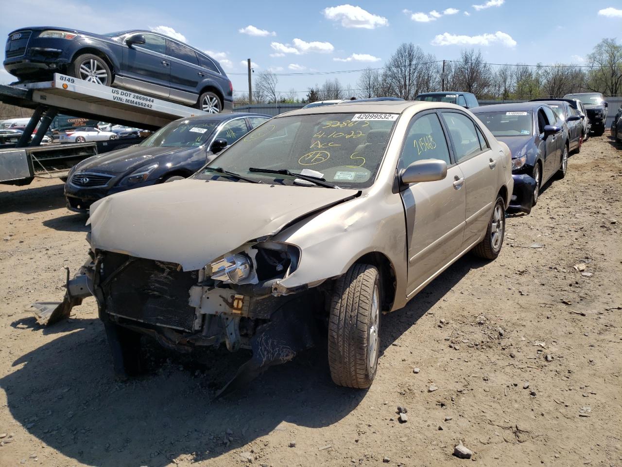 Photo 2 from auction – 2006 TOYOTA COROLLA CE with VIN 2T1BR32E26C593299