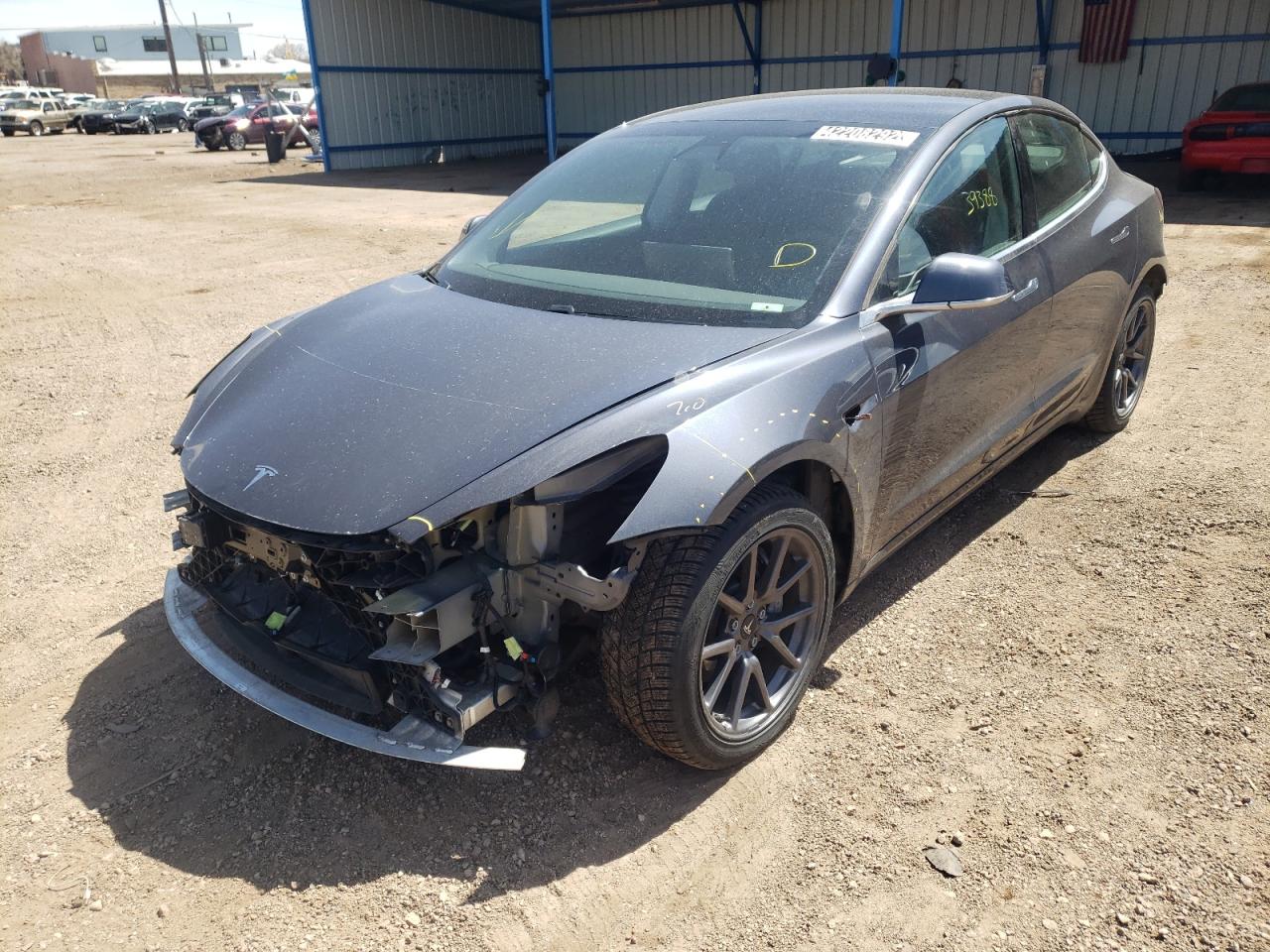 Photo 2 from auction – 2020 TESLA MODEL 3 with VIN 5YJ3E1EB2LF635449