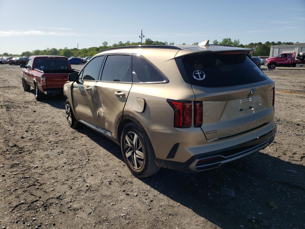 Photo 3 from auction – 2021 KIA SORENTO S with VIN 5XYRL4LCXMG020171
