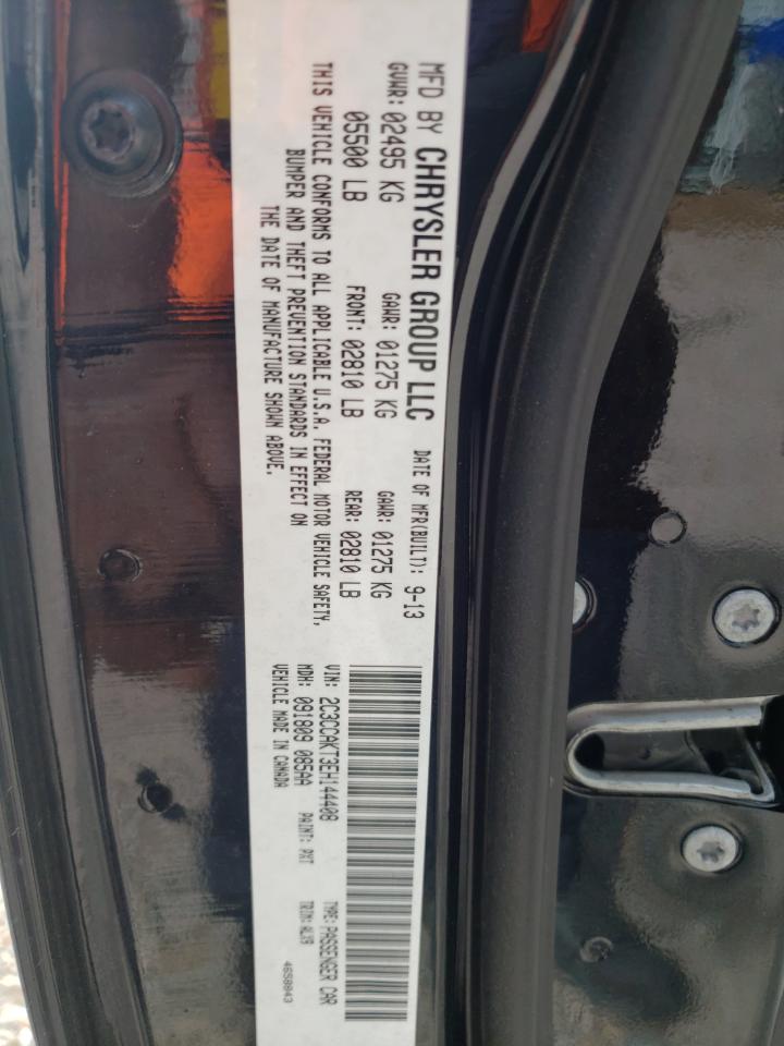 Photo 10 from auction – 2014 CHRYSLER 300C with VIN 2C3CCAKT3EH144408