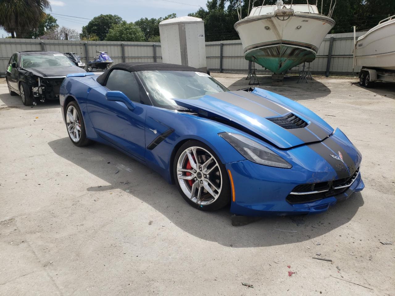 CHEVROLET CORVETTE S 2014 with VIN 1G1YM3D77E5121417 - Photo from auction