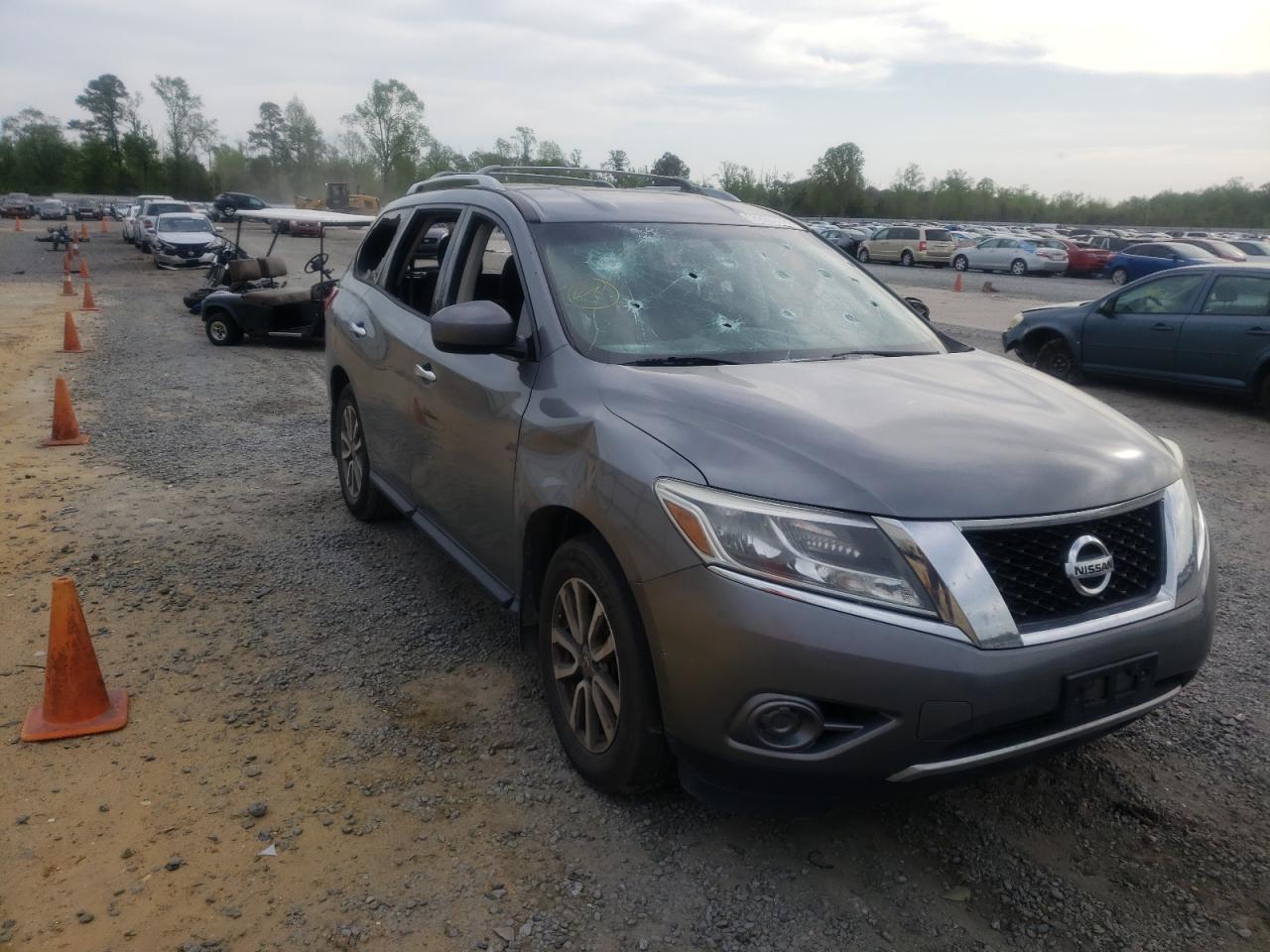 NISSAN PATHFINDER 2015 with VIN 5N1AR2MM4FC677445 - Photo from auction