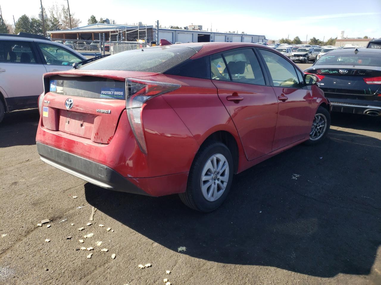 Photo 4 from auction – 2017 TOYOTA PRIUS with VIN JTDKBRFU2H3536945