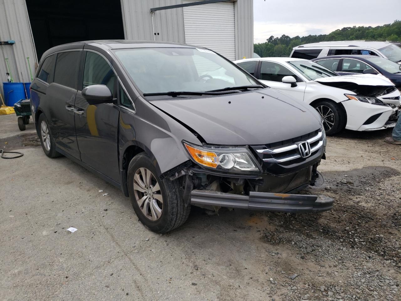 HONDA ODYSSEY EX 2015 with VIN 5FNRL5H6XFB044134 - Photo from auction