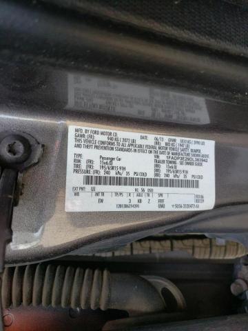 Photo 10 from auction – 2013 FORD FOCUS S with VIN 1FADP3E29DL383942