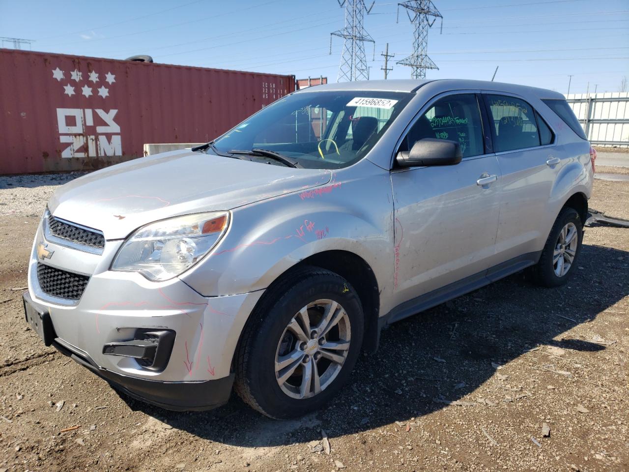 Photo 2 from auction – 2013 CHEVROLET EQUINOX LS with VIN 2GNALBEK3D6300363