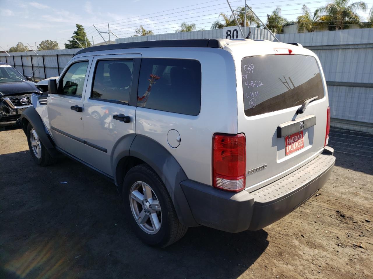 Photo 3 from auction – 2007 DODGE NITRO SXT with VIN 1D8GT28K47W502798