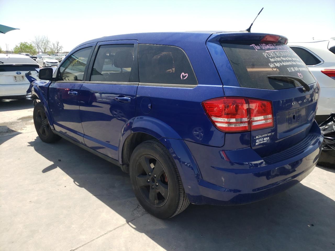 Photo 3 from auction – 2012 DODGE JOURNEY SE with VIN 3C4PDCAB4CT348248