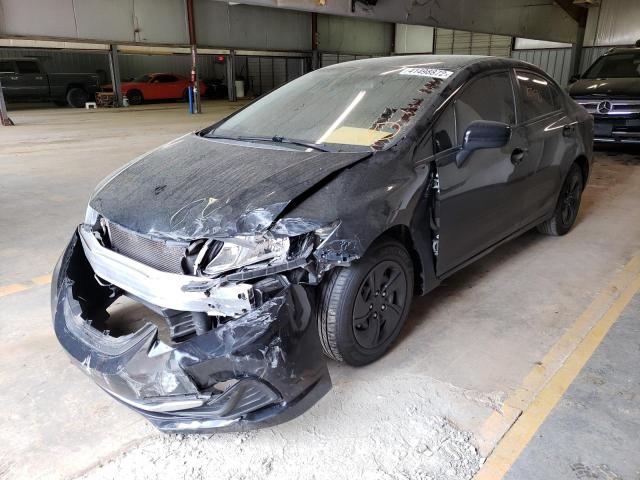 Photo 2 from auction – 2015 HONDA CIVIC LX with VIN 19XFB2F54FE054338