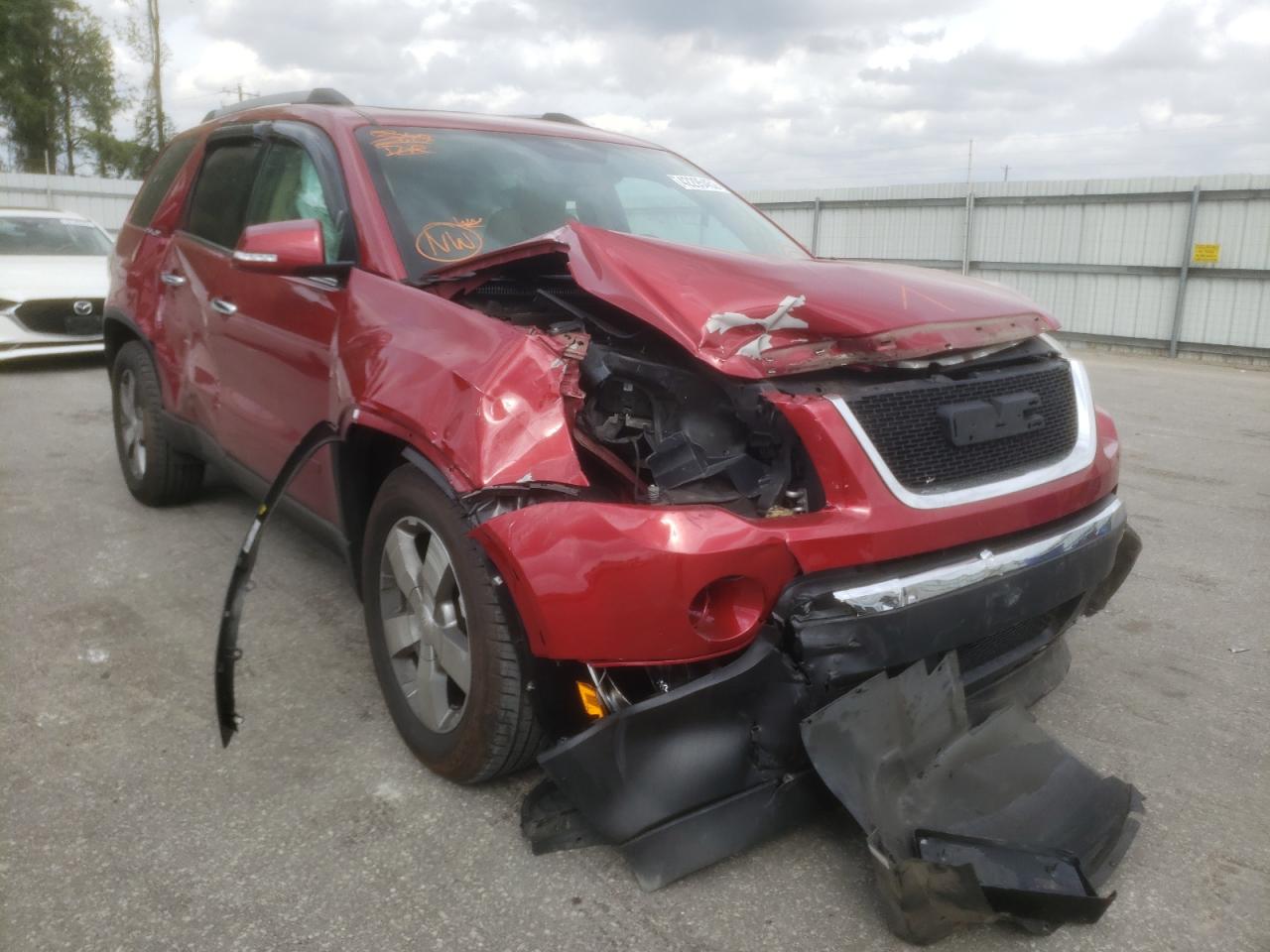 GMC ACADIA SLT 2012 with VIN 1GKKRRED5CJ248701 - Photo from auction