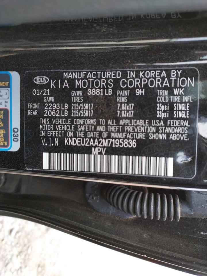 Photo 20 from auction – 2021 KIA SELTOS S with VIN KNDEU2AA2M7195836