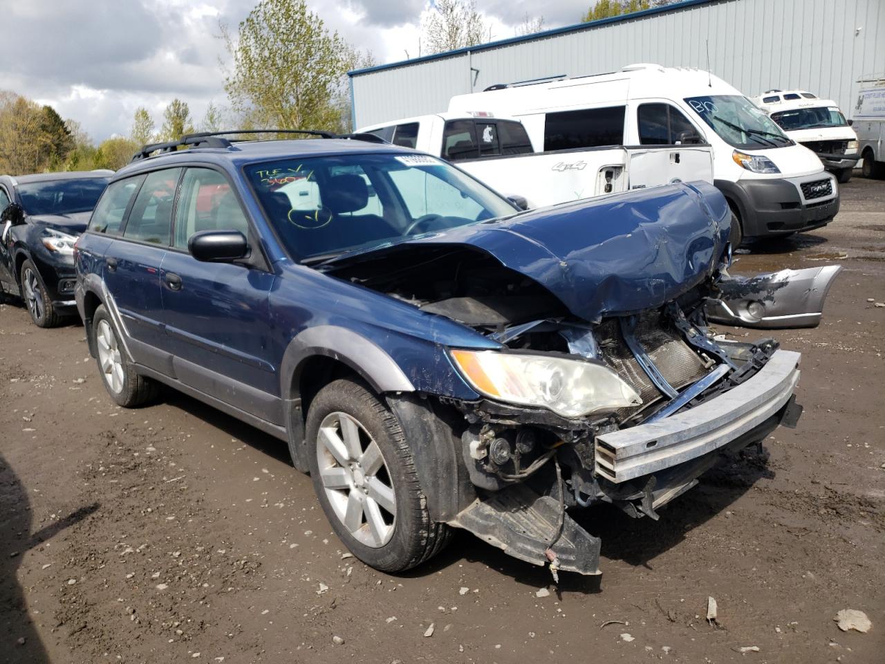 SUBARU OUTBACK 2. 2008 with VIN 4S4BP61C487334109 - Photo from auction