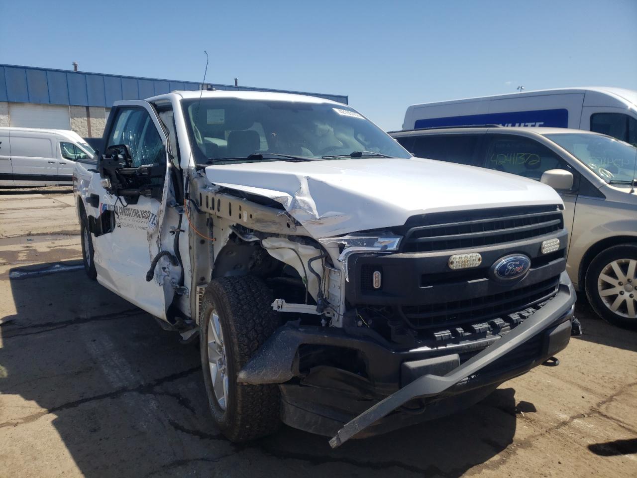 FORD F150 SUPER 2018 with VIN 1FTFX1E54JKF34169 - Photo from auction