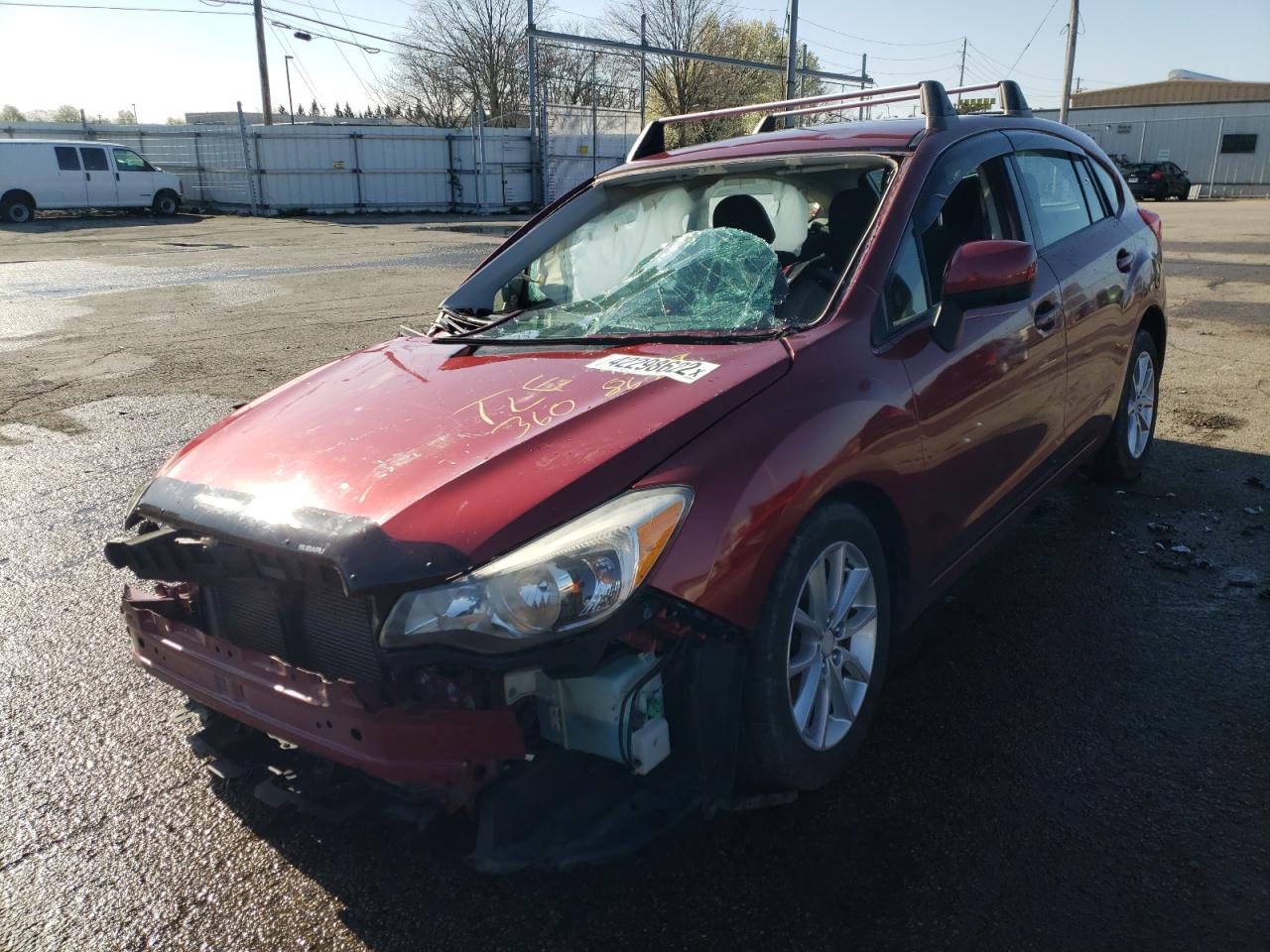 Photo 2 from auction – 2012 SUBARU IMPREZA PR with VIN JF1GPAC65CH206524