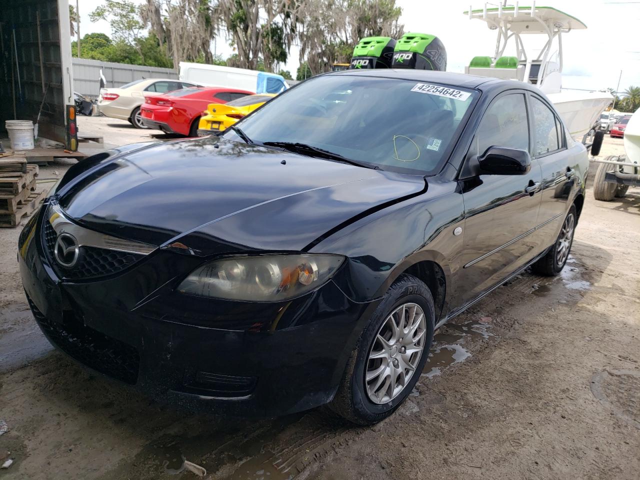 Photo 2 from auction – 2008 MAZDA 3 I with VIN JM1BK12FX81113860